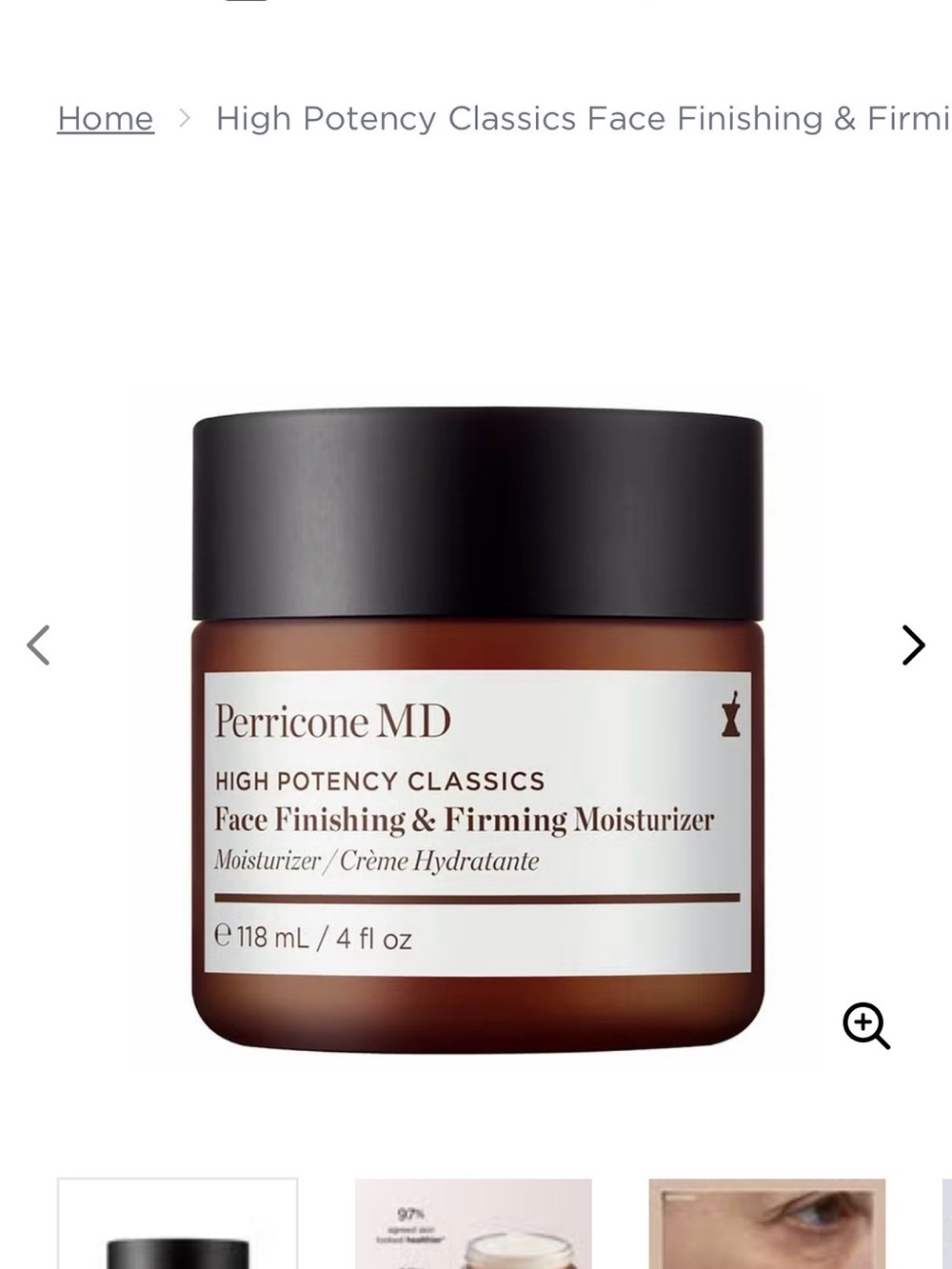 Perricone MD High Potency Face & Firming Moisturizer